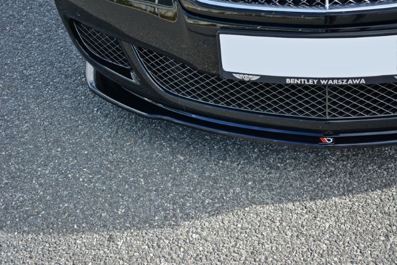 Voorspoiler Bentley Continental GT Glanzend Zwart V.1