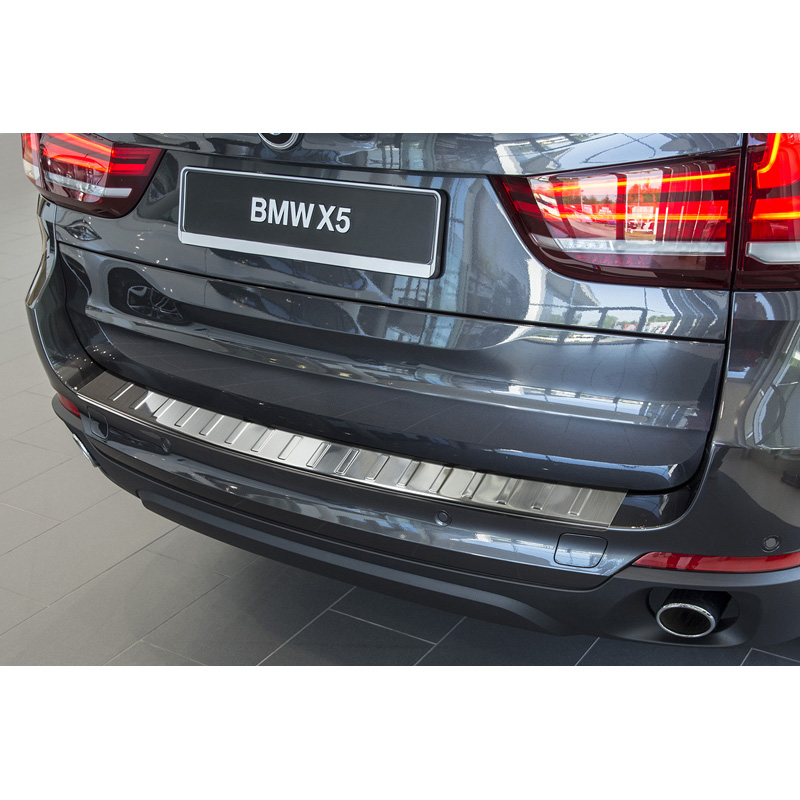 RVS Achterbumperprotector  BMW X5 F15 2013-2018 'Ribs' excl. M