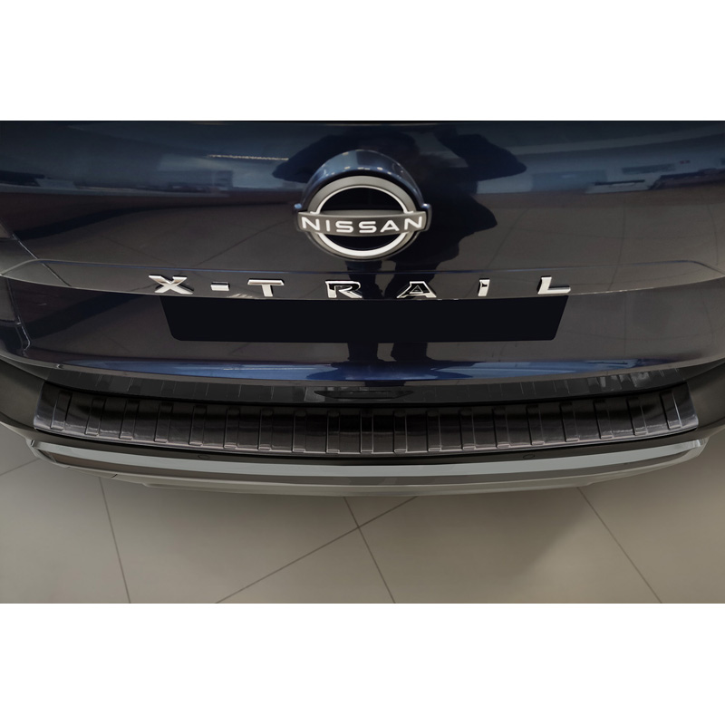 Zwart RVS Achterbumperprotector  Nissan X-Trail IV (T33) 2021- 'Ribs'
