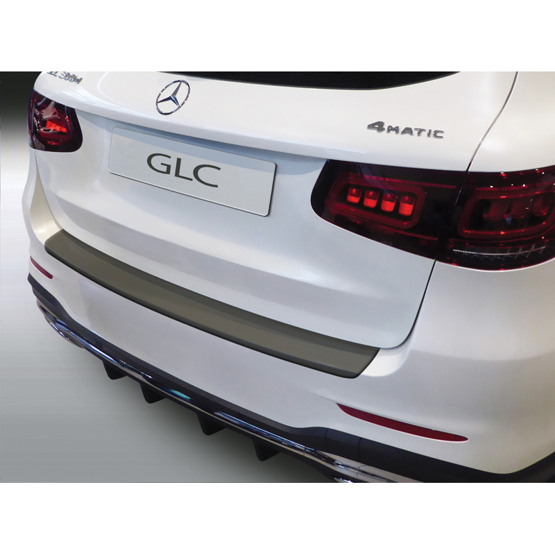 ABS Achterbumper beschermlijst  Mercedes GLC SE/Sport/AMG Line Facelift 2019- Zwart