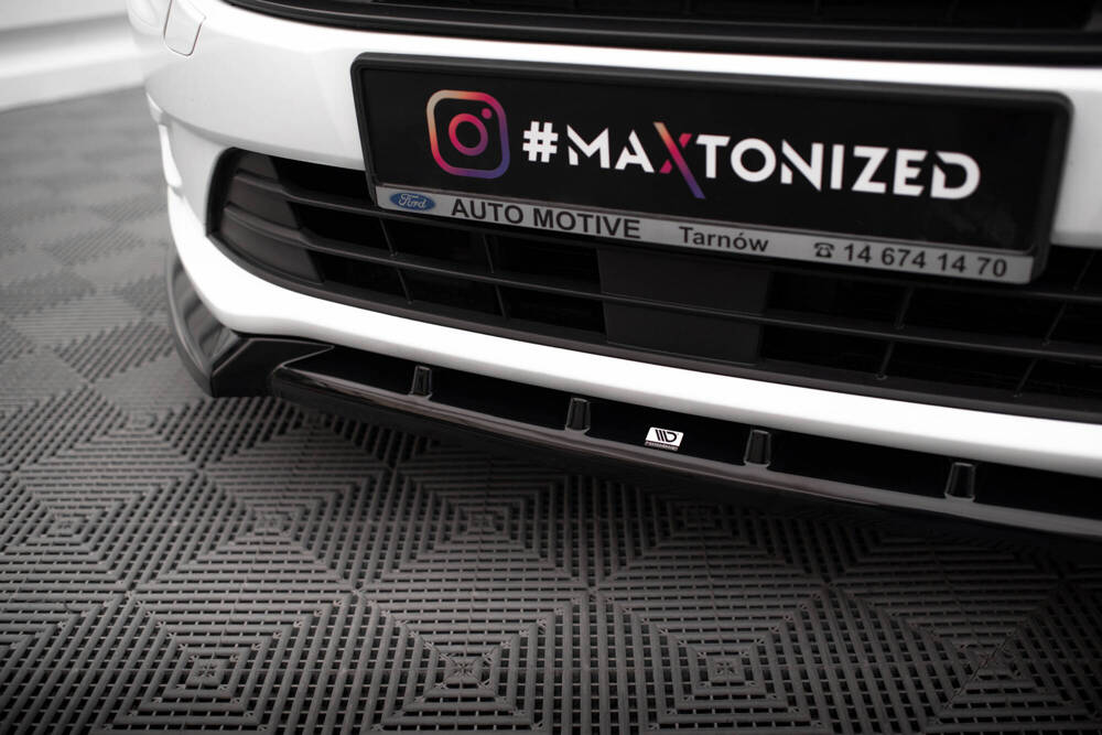 Voorspoiler V.2 Ford Transit Connect Mk2 FL Maxton Glans Zwart