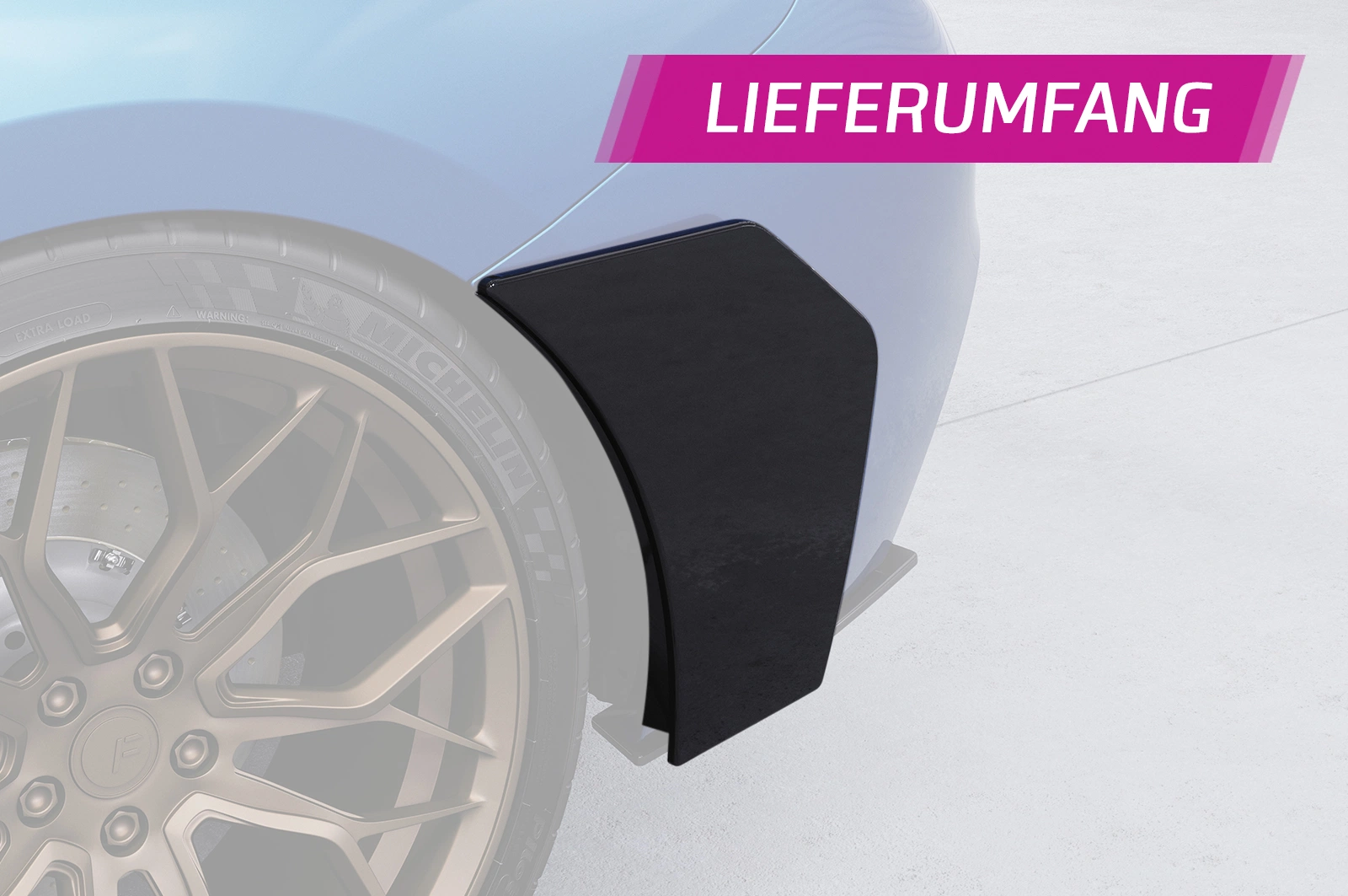 Side Blades BMW 2er F22 / F23 M‑Paket Glans Zwart – CSR