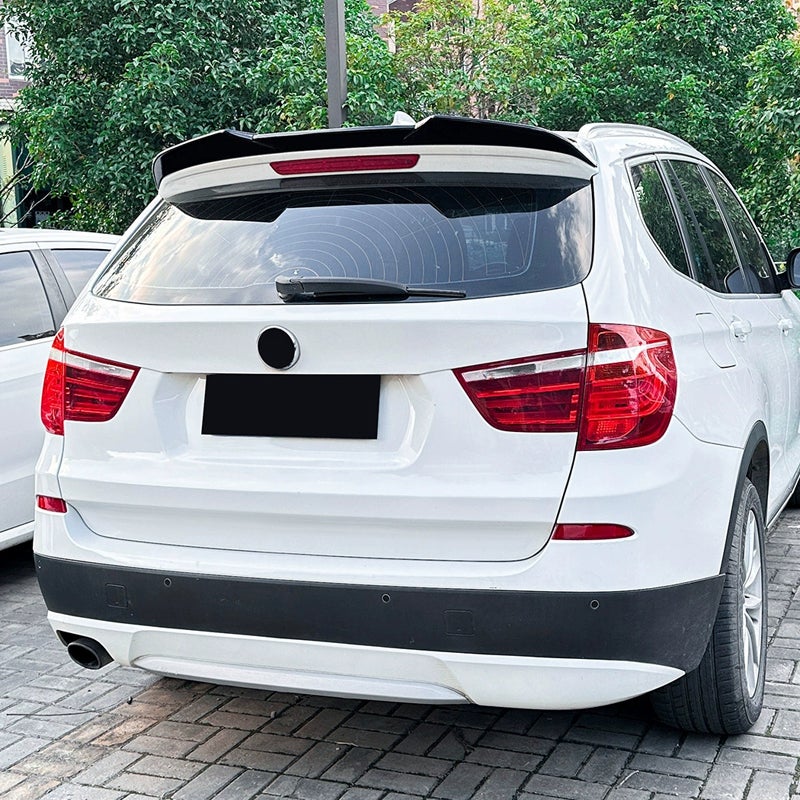 Dakspoiler  BMW X3 (F25) 2010-2017 (ABS Glanzend zwart)