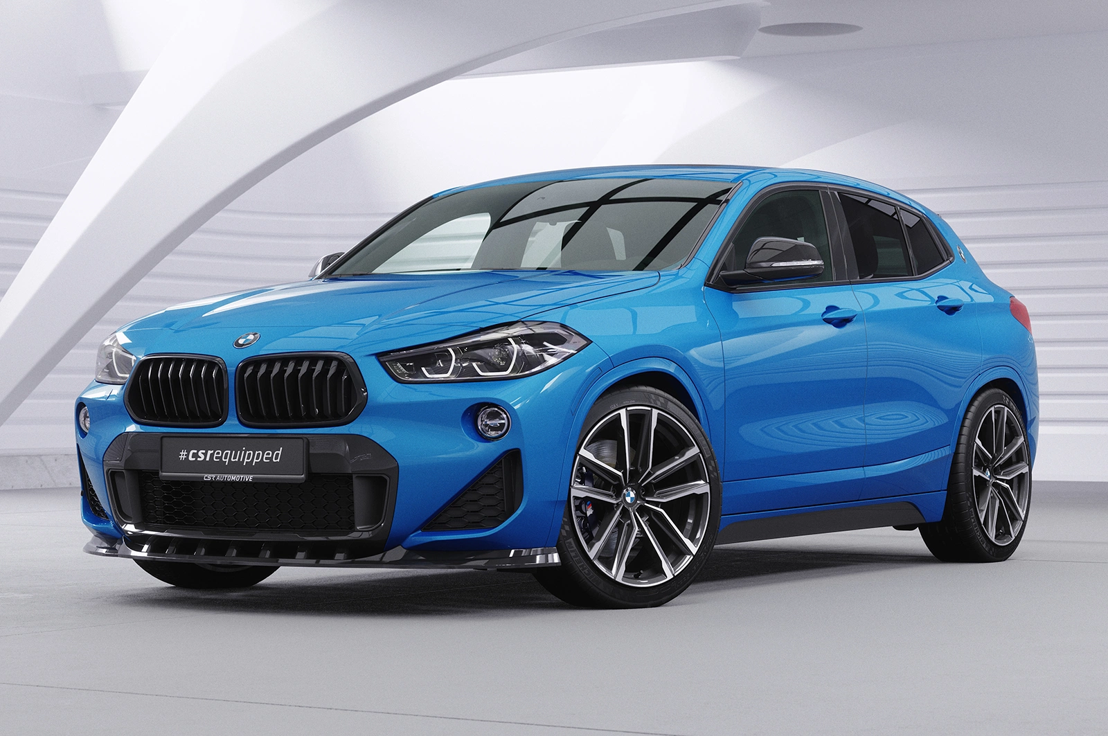 Voorspoiler BMW X2 F39 M-Paket Glans Zwart van CSR Automotive (2018-)