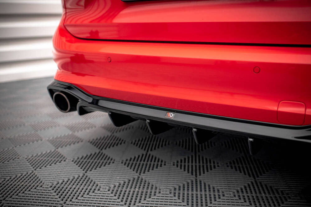 Diffuser V.2 Ford Focus Estate ST-Line Maxton Glans Zwart