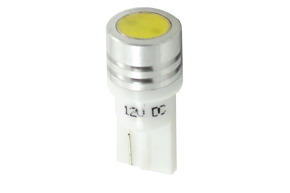 M-tech L015 2 stuks T10 12/24V high power 1W wit LED
