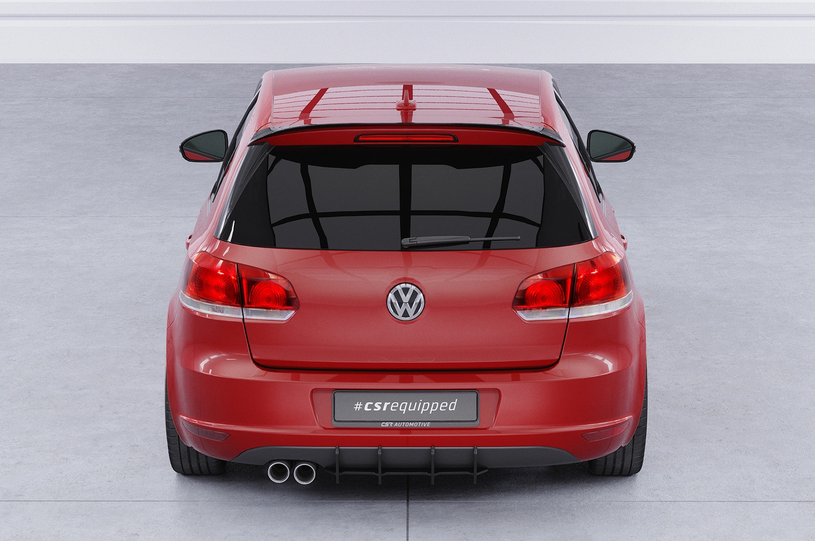 Achterspoiler VW Golf 6 Basisversion (2008–2012) Glans Zwart – CSR Automotive