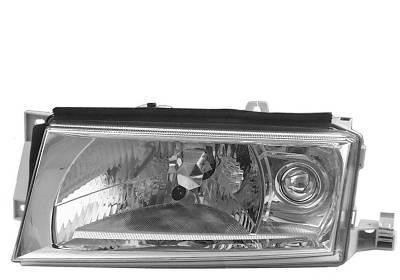 koplamp, H4+H3, elektr verstelb, incl motor, links, 11/2000-Skod