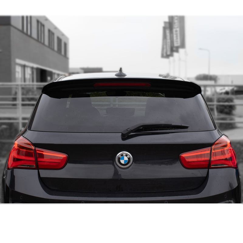 Dakspoiler  BMW 1-Serie F20/F21 3/5-deurs 2011-2019 (ABS Glanzend zwart)