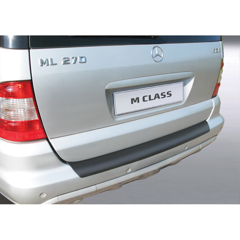 ABS Achterbumper beschermlijst  Mercedes-Benz ML 2001-2005 Zwart