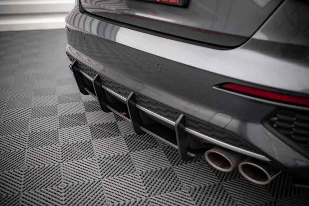 Street Pro Diffuser met Canards Audi S3 8Y Limousine