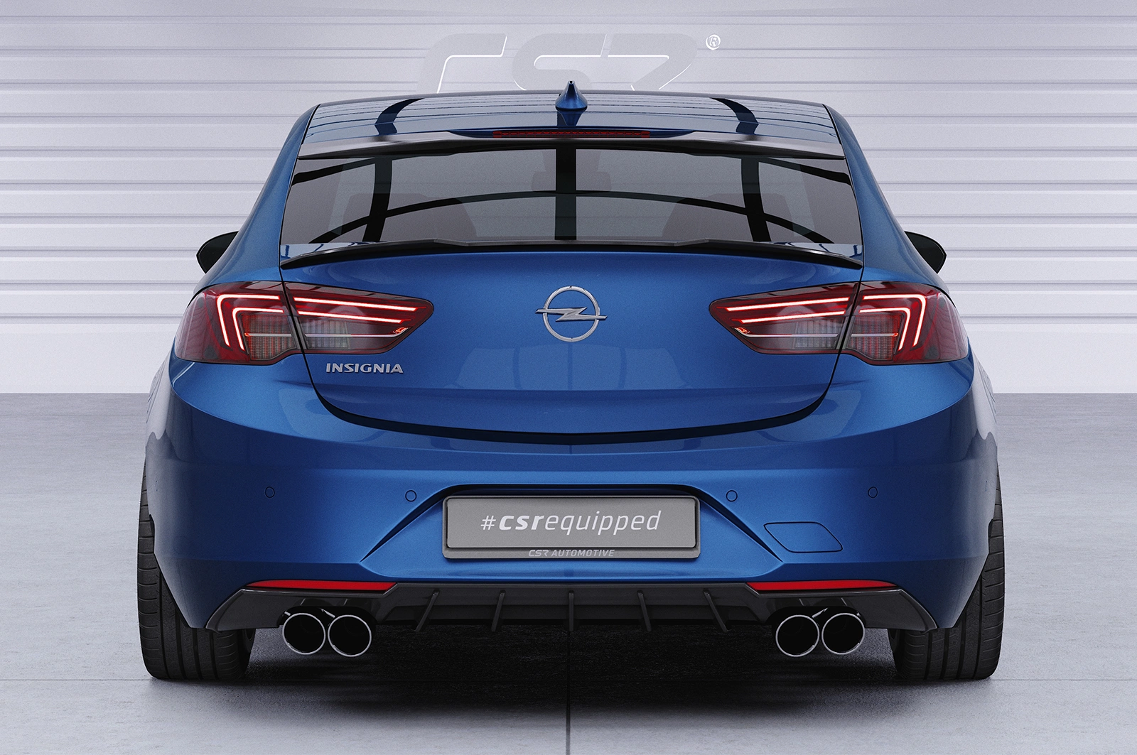 Achterspoiler Opel Insignia B Grand Sport Glans Zwart van CSR Automotive (2017-)
