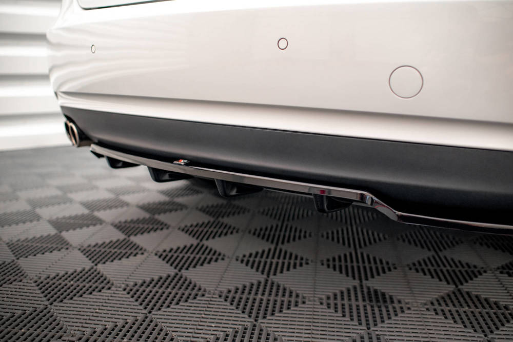 Diffuser Audi A5 Coupe 8T Facelift  2011 - 2016  Maxton Glans Zwart