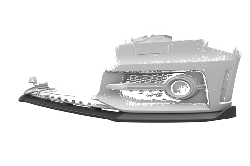 Voorspoiler Audi A1 (8X) S-Line