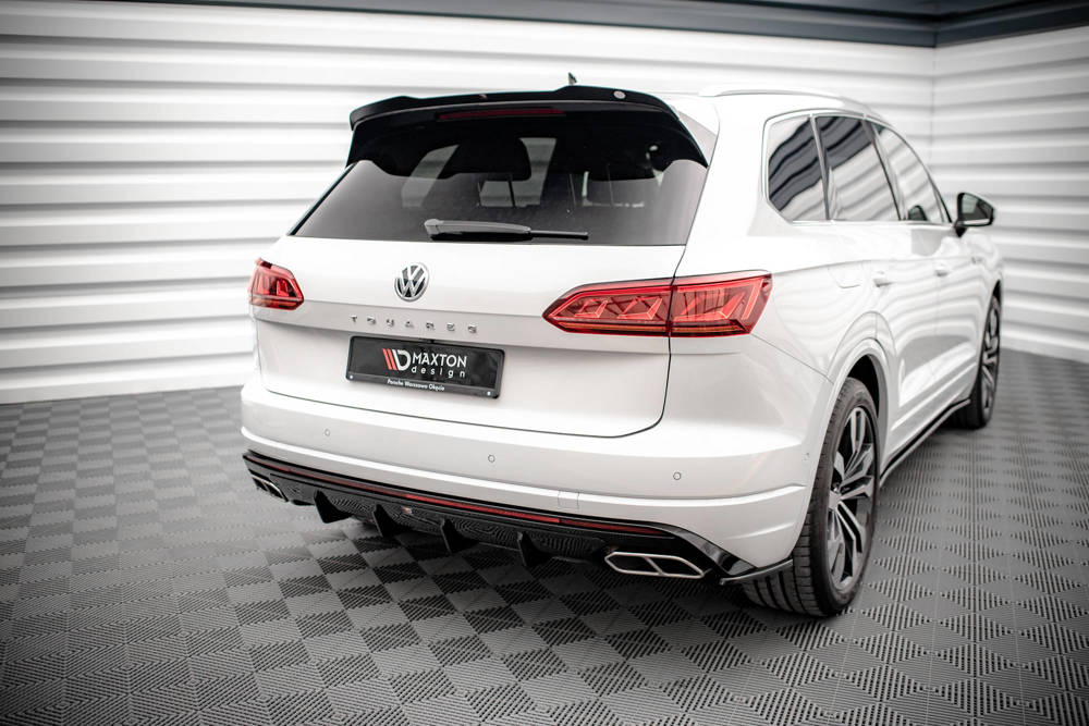 Diffuser Volkswagen Touareg MK3 R-Line Maxton Glans Zwart