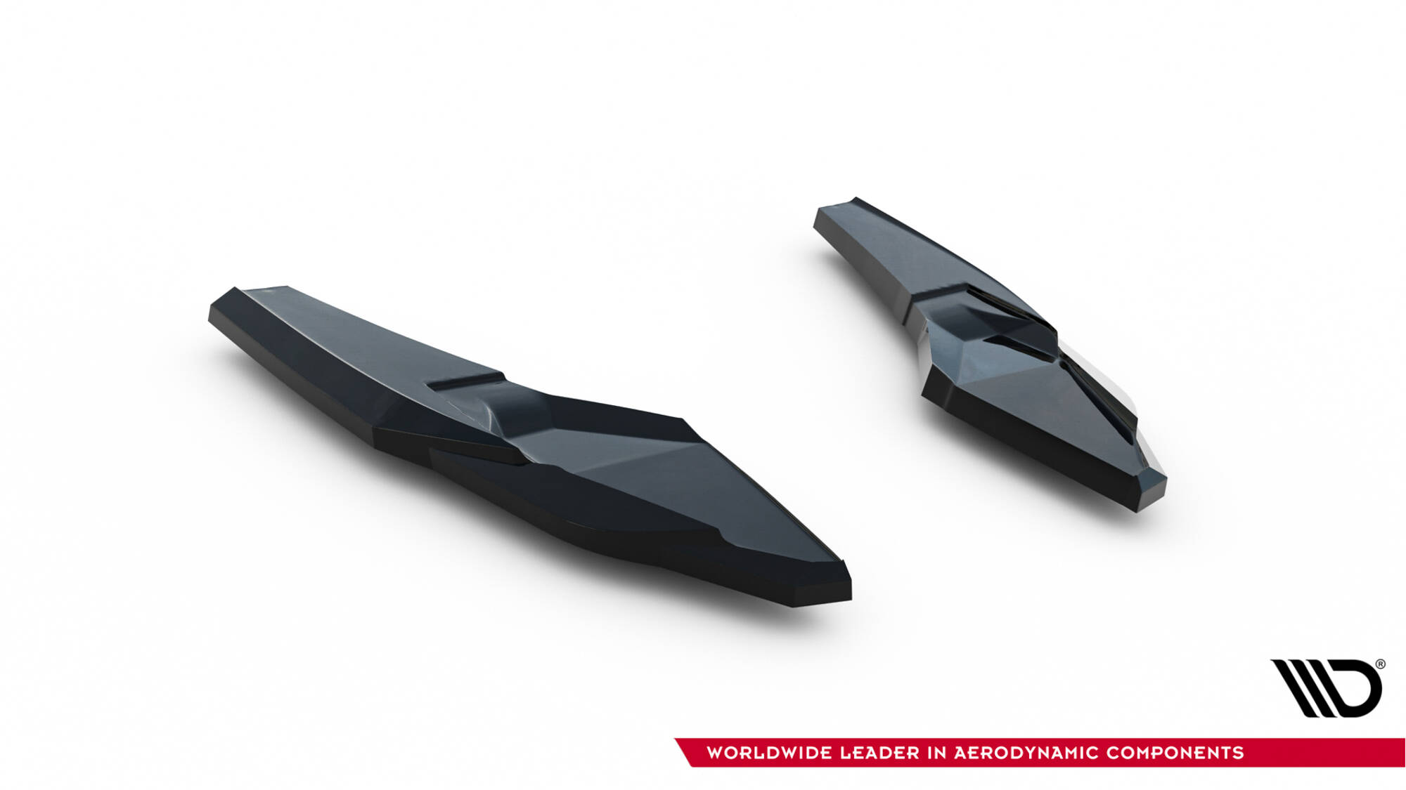 Achterzij Spoilers Audi S3 Sedan 8Y Facelift Maxton Glanzend zwart