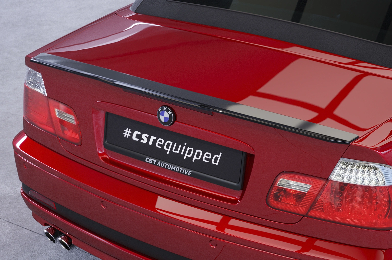 Achterspoiler BMW 3er E46 Coupé / Cabrio 1998–2007 – CSR Automotive – Glans Zwart