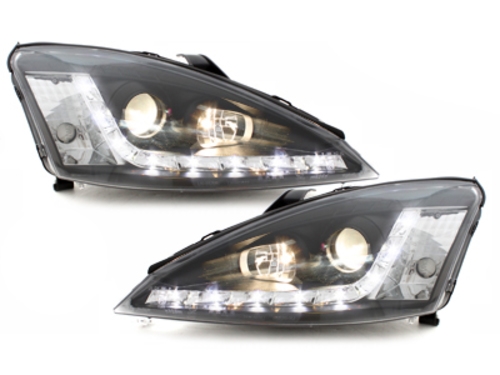 Faros Ford Focus 98-01 Los ojos del Diablo Dayline negro