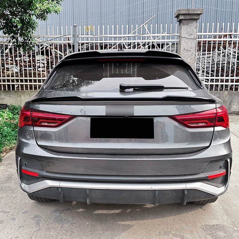 Onderste achterspoiler  Audi Q3 (F3N) Sportback 2019-2025 (ABS Glanzend zwart)