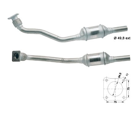 VW GOLF III 1.8i 1781 cc 66 Kw / 90 cv ADZ Magnaflow CAT Bouwjaa
