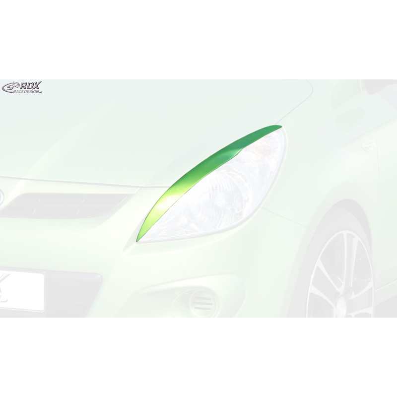 Koplampspoilers  Hyundai i20 PB/PBT 2008-2012 (ABS)