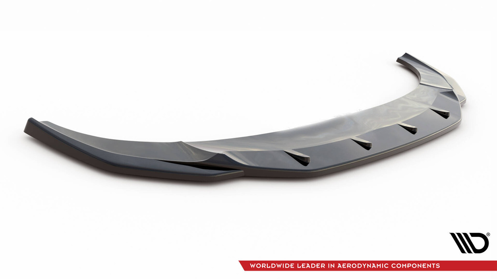 Voorspoiler V.2 AUDI RSQ3 Maxton Glans Zwart