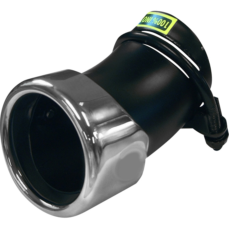 Uitlaatsierstuk RVS Round 76mm Adjust. 45-55mm
