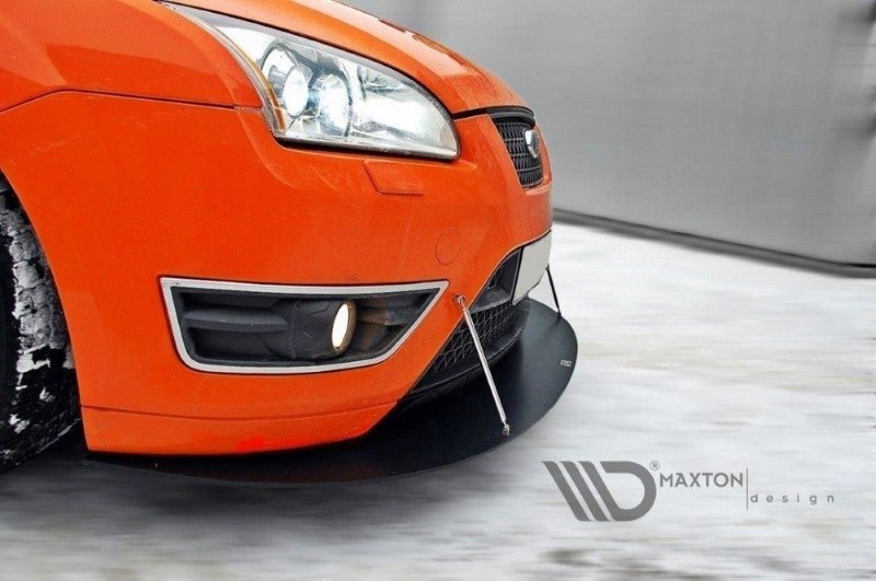 Voorspoiler Ford Focus ST Mk2 Racing Glanzend Zwart