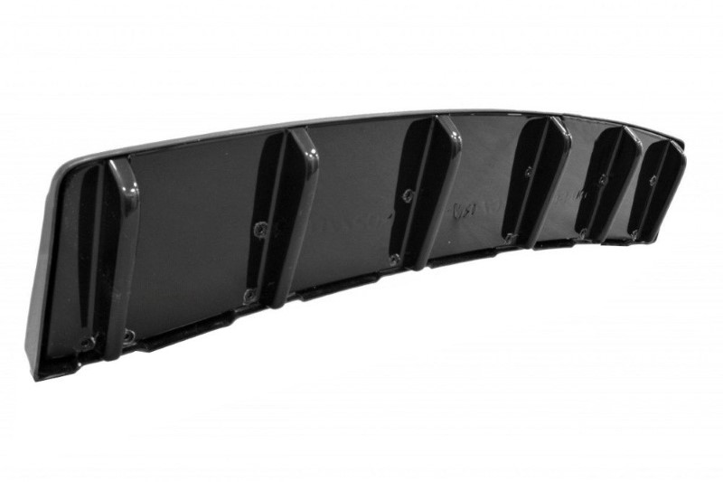 Centrale Achterspoiler Audi S6 C7 Avant (Met verticale bar) Glanzend Zwart