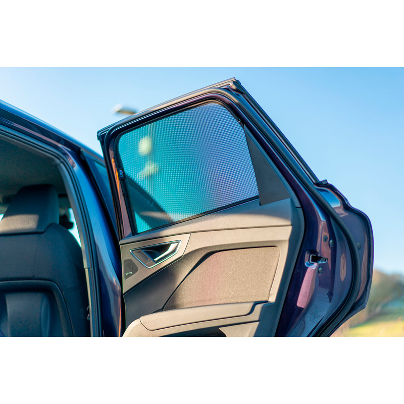 Set Car Shades (achterportieren)  Audi Q4 (F4B) E-Tron 2021- excl. Sportback (2-delig)