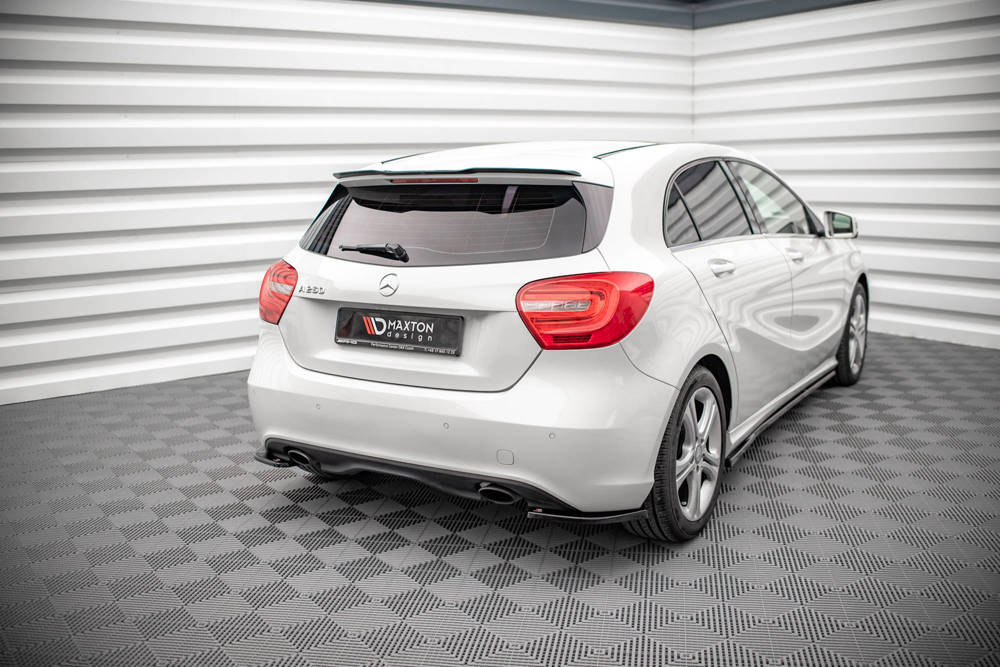 Zijsplitters achter V2 Mercedes A klasse W176 Maxton