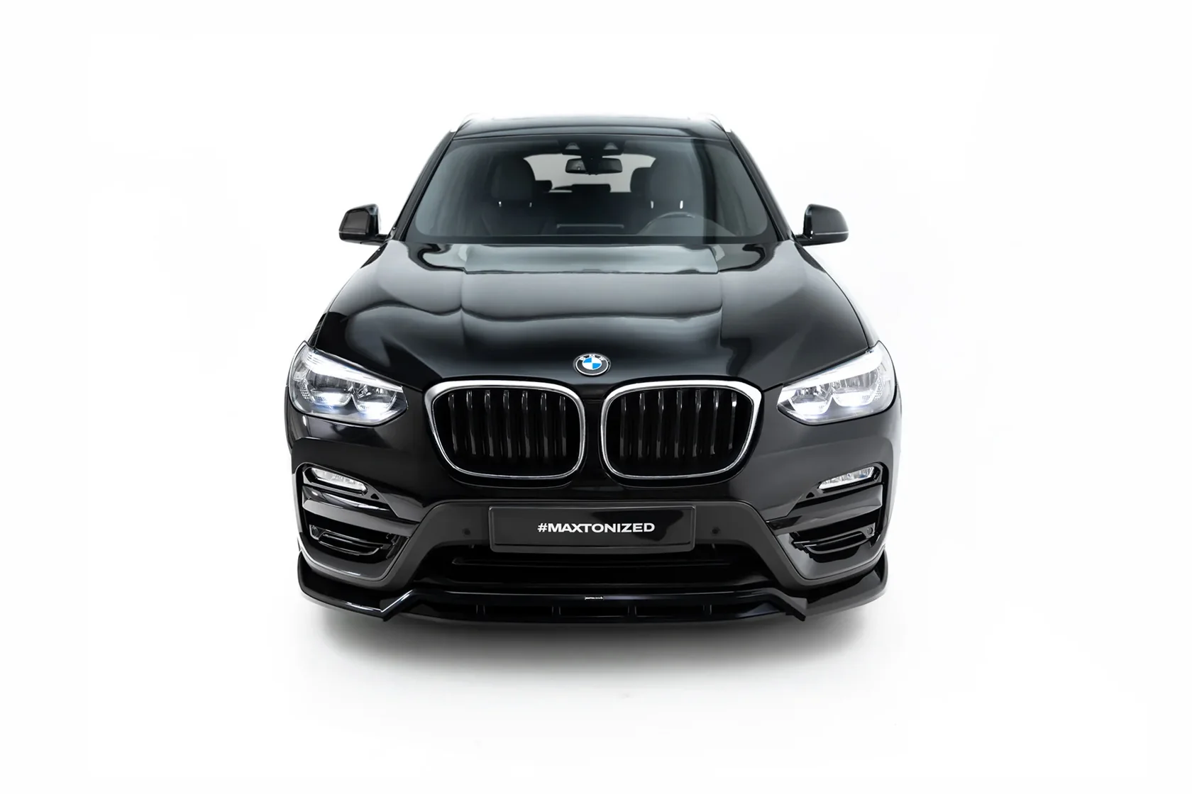 Voorspoiler BMW X3 G01 Glans Zwart