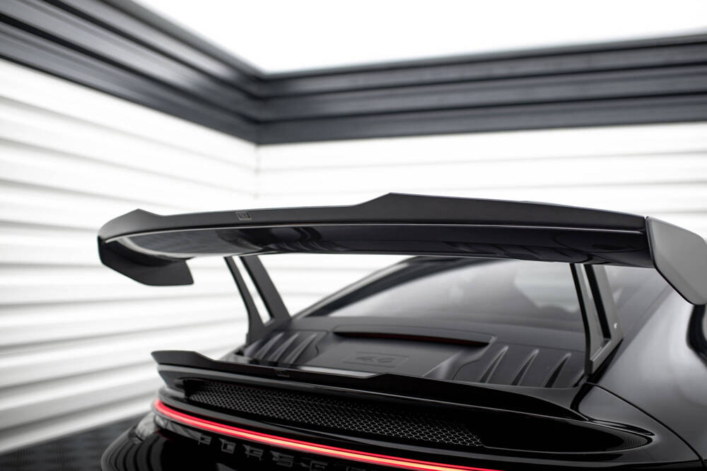 Spoiler V.1 Porsche 911 992 GT3 Maxton Glans Zwart
