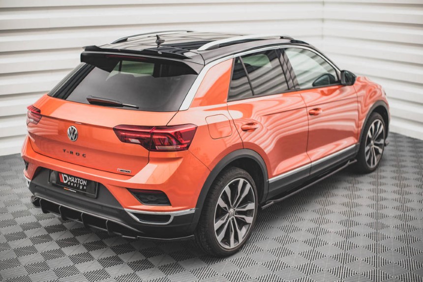 Achter Splitters VW T-Roc Glans Zwart