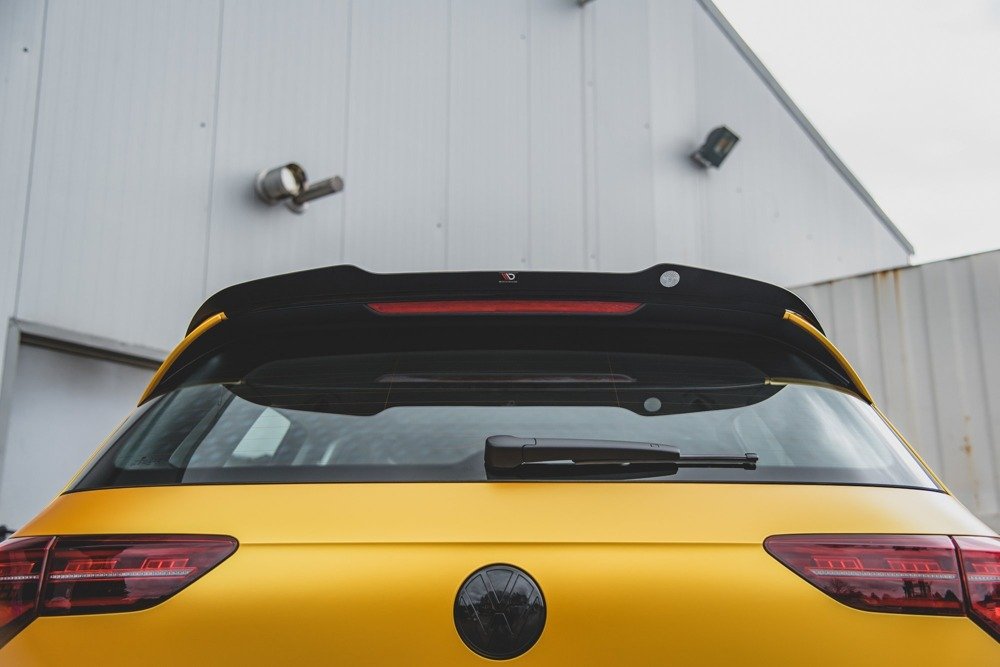 Spoiler V.2 Volkswagen Golf 8 Maxton Glans Zwart