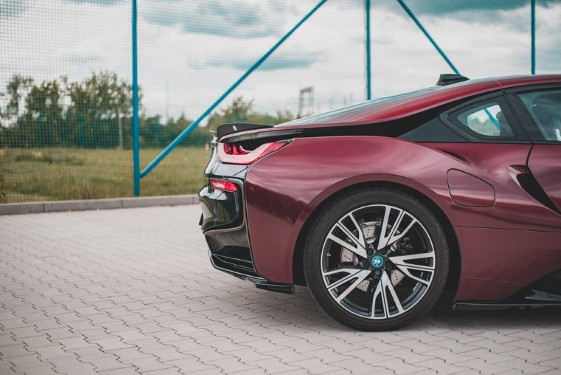 Achterspoiler BMW I8 Glanzend Zwart
