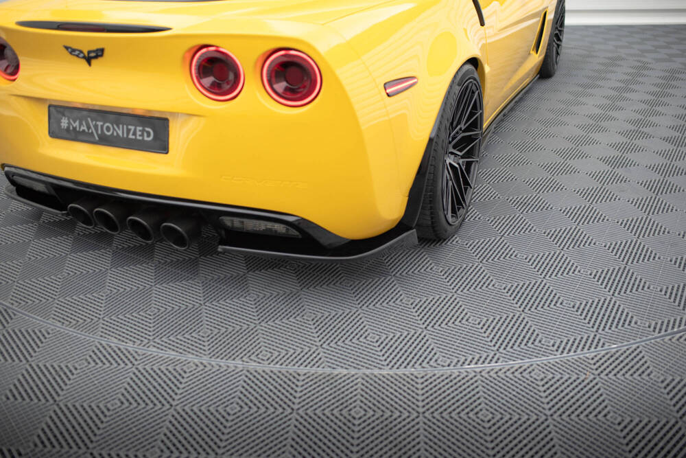 Zijdiffusers Chevrolet Corvette C6 Maxton Glans Zwart