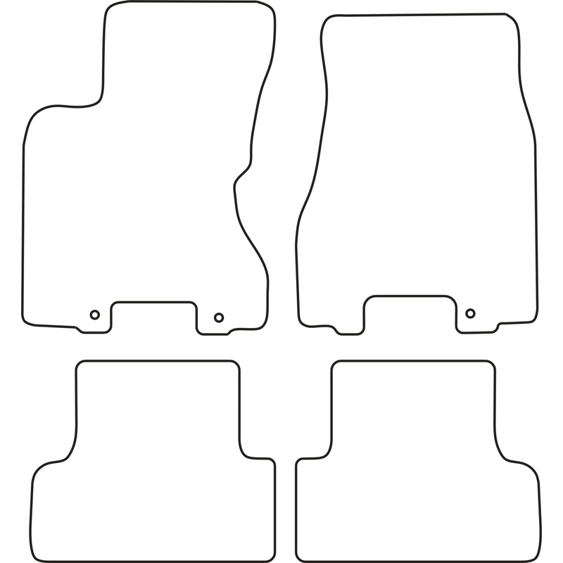 Automatten Velours  Nissan X-Trail 2007-2013