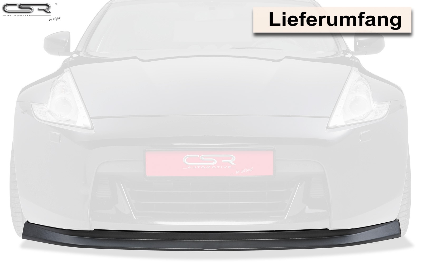 Cupspoilerlip Glossy Nissan 370Z Z34 CSL166-G