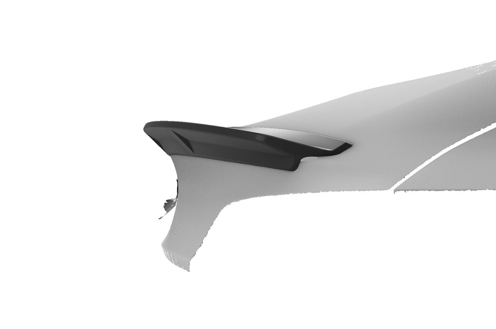 Achterspoiler Tesla Model 3 Glans Zwart – CSR Design (2017- incl. Facelift)