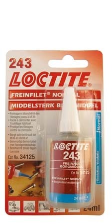 Loctite 1370559 Borgmiddel medium (blauw) 24ml