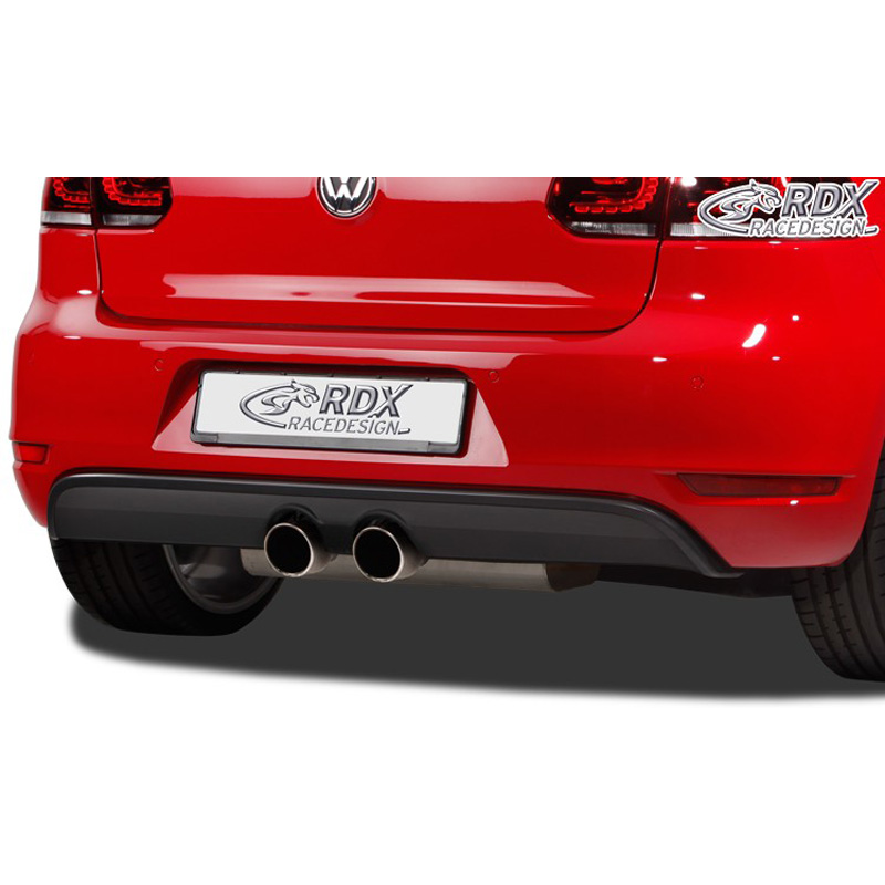 Achterbumperskirt (Diffuser)  Volkswagen Golf VI GTI/ GTD 2007-2013 (GFK)