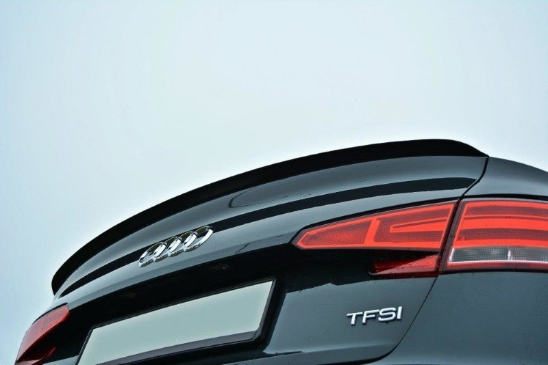 Spoilerkap Audi A4 S-Line B9 Glanzend Zwart Maxton