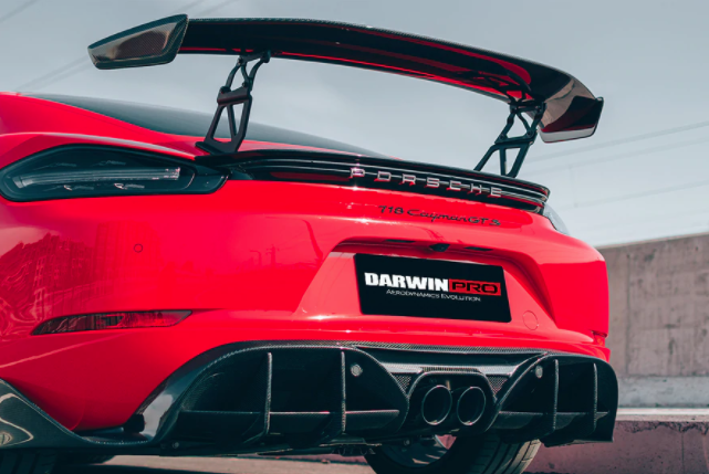 Porsche 718 Cayman/Boxster BKSS Style Carbon Fiber Spoiler 2017-2020