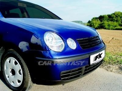 Grill zonder Embleem VW Polo 9N 01-05 zwart