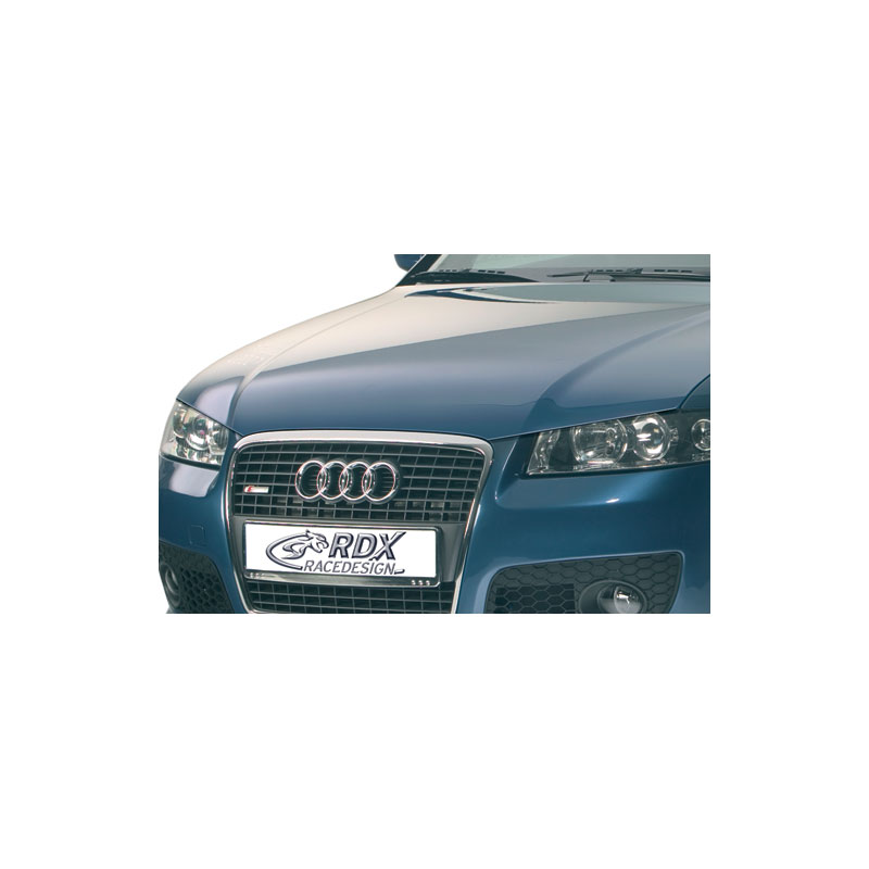 Motorkapverlenger  Audi A4 8E/B6 2001-2004 'SingleFrame' (Metaal)