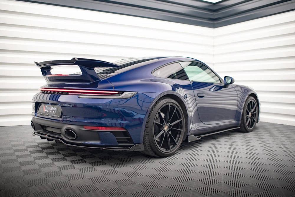 Diffuser V.2 Porsche 911 Carrera 992 Aero Pack Maxton Glans Zwart