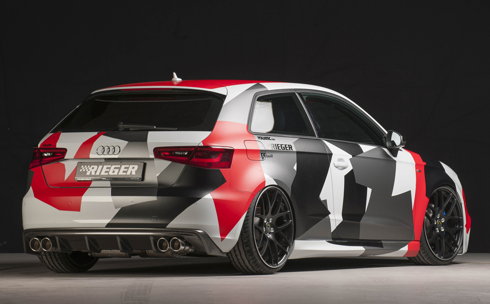 Rieger Zijskirts Audi A3 8V 2012-