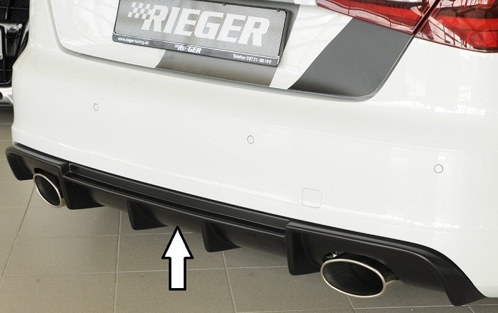 Achteraanzet RS Rieger Audi A3 8V 3deurs/Sportback 12-16 ABS