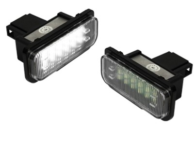 LED Licenceplateplaat lightning Mercedes Benz W211 Sedan/Station,